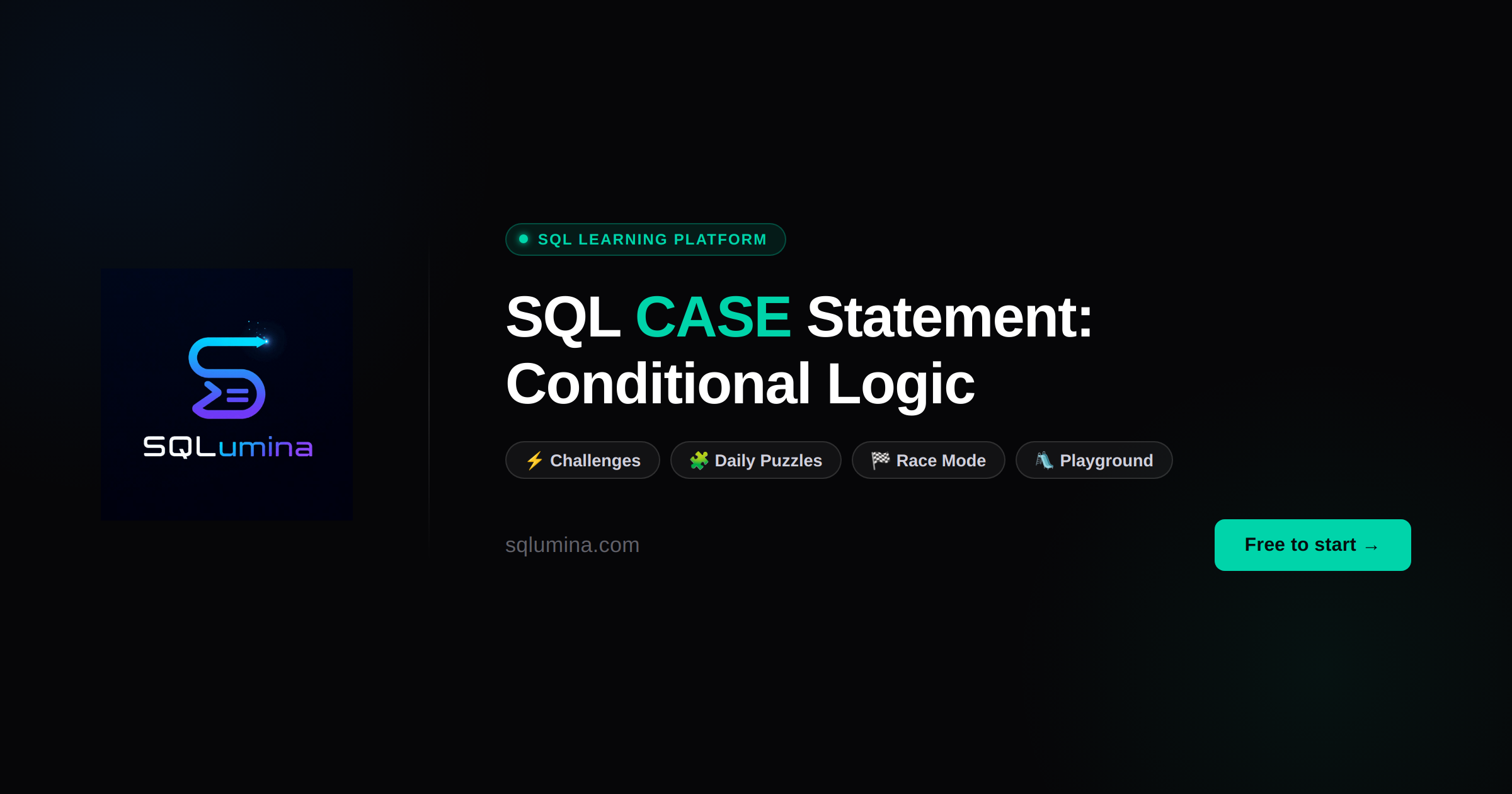 SQL CASE Statement: Conditional Logic Explained — SQLumina Blog